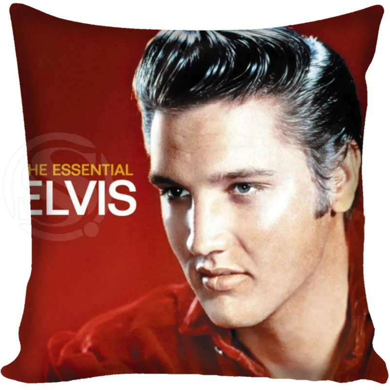 

Custom Pillow Case Elvis Presley Square Pillowcases zipper 35x35cm 40x40cm 45x45cm 60x60cm two sides Custom your image