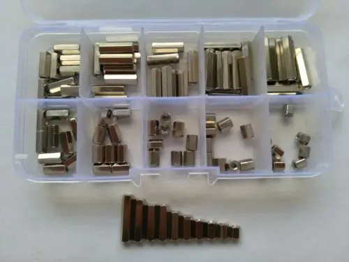 100 шт. M3 с внутренней резьбой на внутреннюю поверхность из латуни двойными