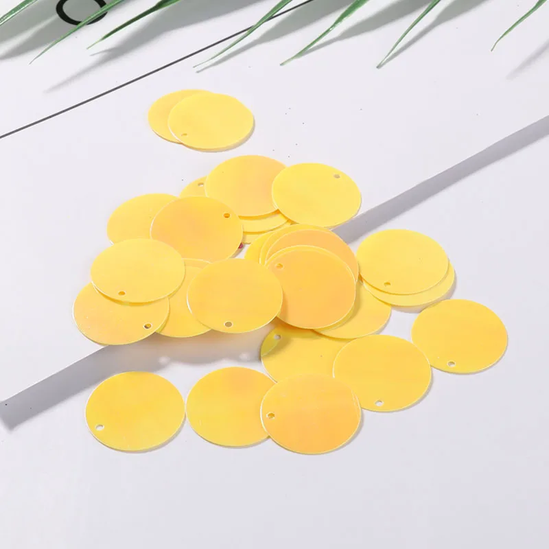 AB Yellow 10 г/упак. Круглый блесток 6 мм 8 мм 10 мм 15 мм 20 мм Швейные Блестки для судов, аксессуары и украшения, свадебное платье Craft 28 Цвет - Цвет: AB Yellow