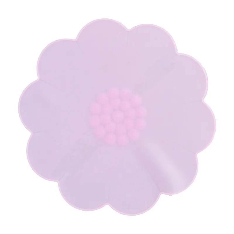 Light Pink OUNONA в форме цветка силиконовые крышки для чаши растягивающиеся обертывания для еды многоразовые расширяемые крышки для пищевых продуктов для кухни дома - Цвет: Light Pink