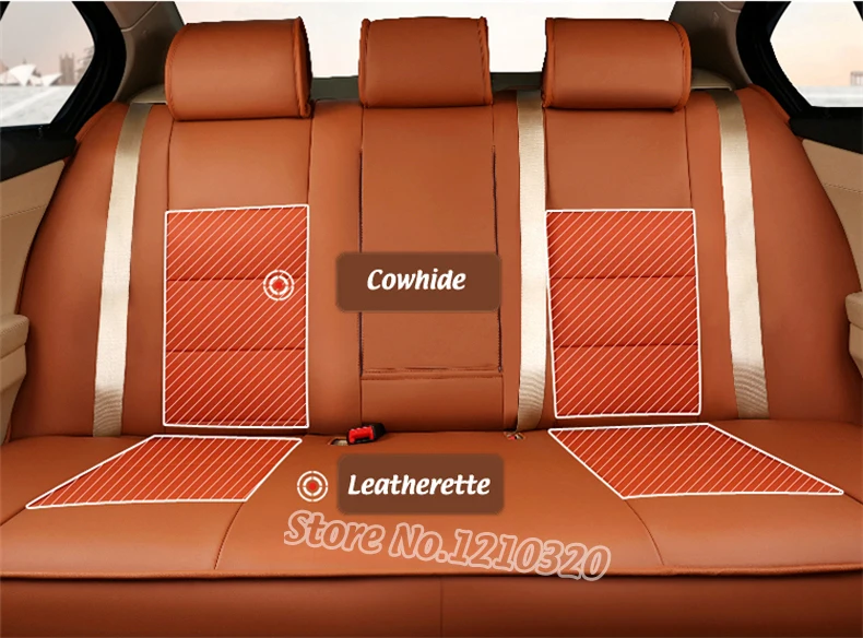 AUSFTORER чехлы из натуральной кожи под заказ для Volkswagen VW EOS 2007-2011 Чехлы для автомобильных сидений передние и задние аксессуары