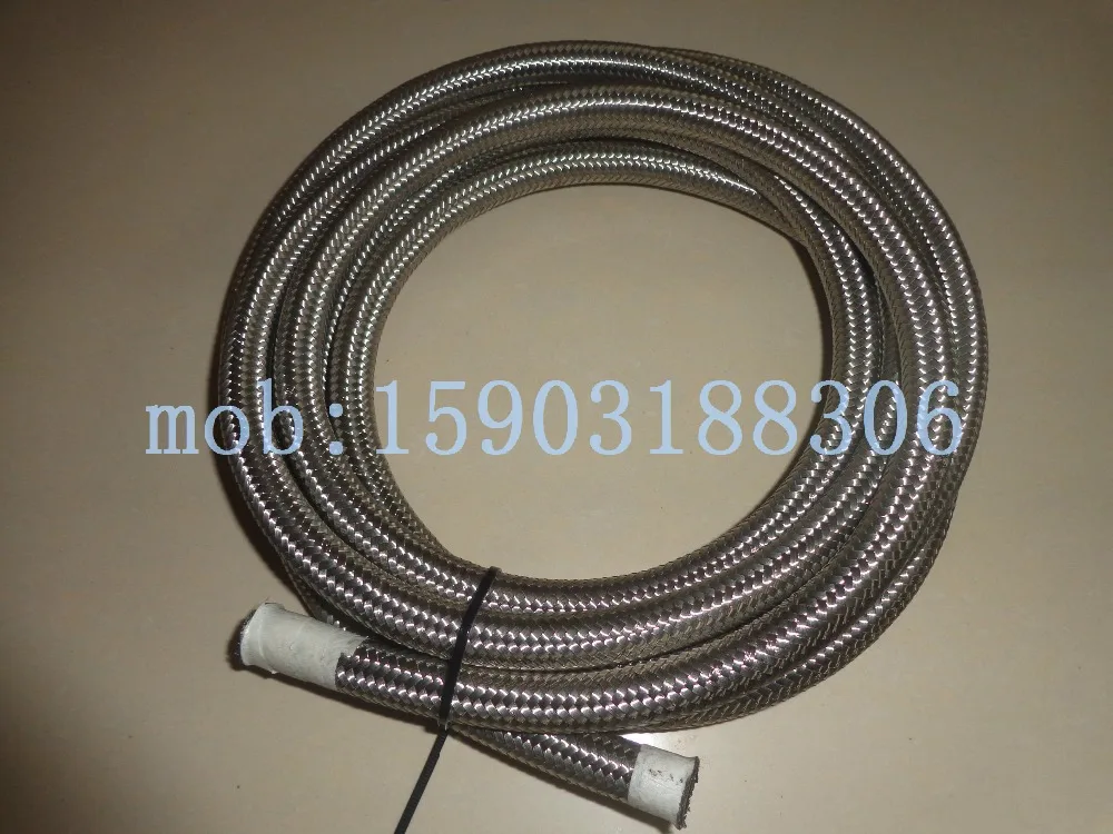 

heavy duty multi-purpose an6 auto modification ss stainless steel braided fuel oil cooler hose 1M