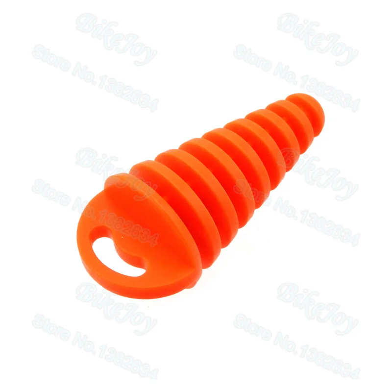 5x Orange Muffler Exhaust Pipe Silencer Wash Plug For 2 Stroke Dirt Bike ATV Scooter Honda Yamaha Kawasaki Motor | Автомобили и