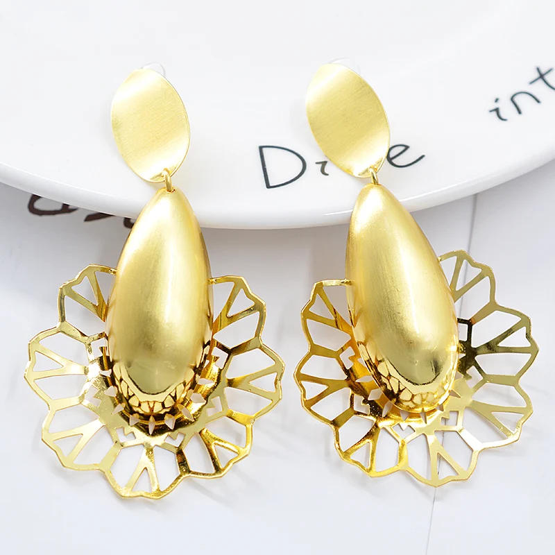 Sunny Jewelry Bohemia Big Earrings For Women Long Drop Dangle Statement Wedding Flower Engagement | Украшения и аксессуары