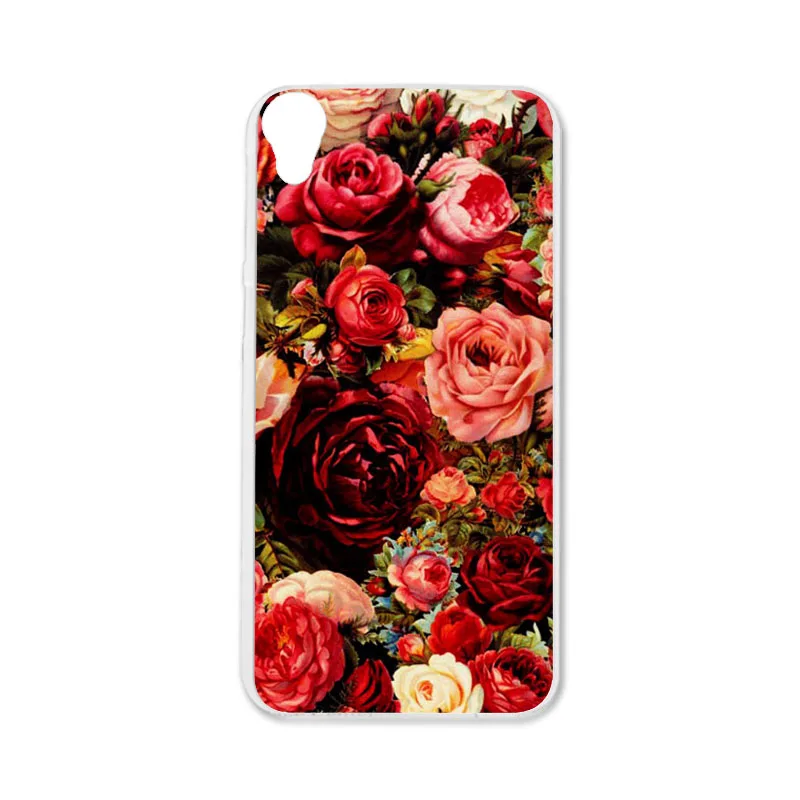 C046 ТПУ чехол s для htc Desire 820 820G, силиконовый чехол-бампер с цветочным рисунком для htc Desire 820 Dual Sim 5,5 дюймов, чехлы для телефонов - Цвет: C046