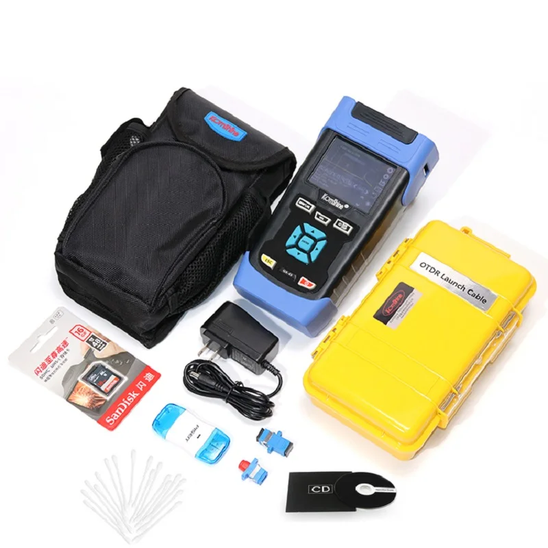 FTTH QX35 SM OTDR-метр встроенный оптический рефлектометр во временной области 10 км VFL 30