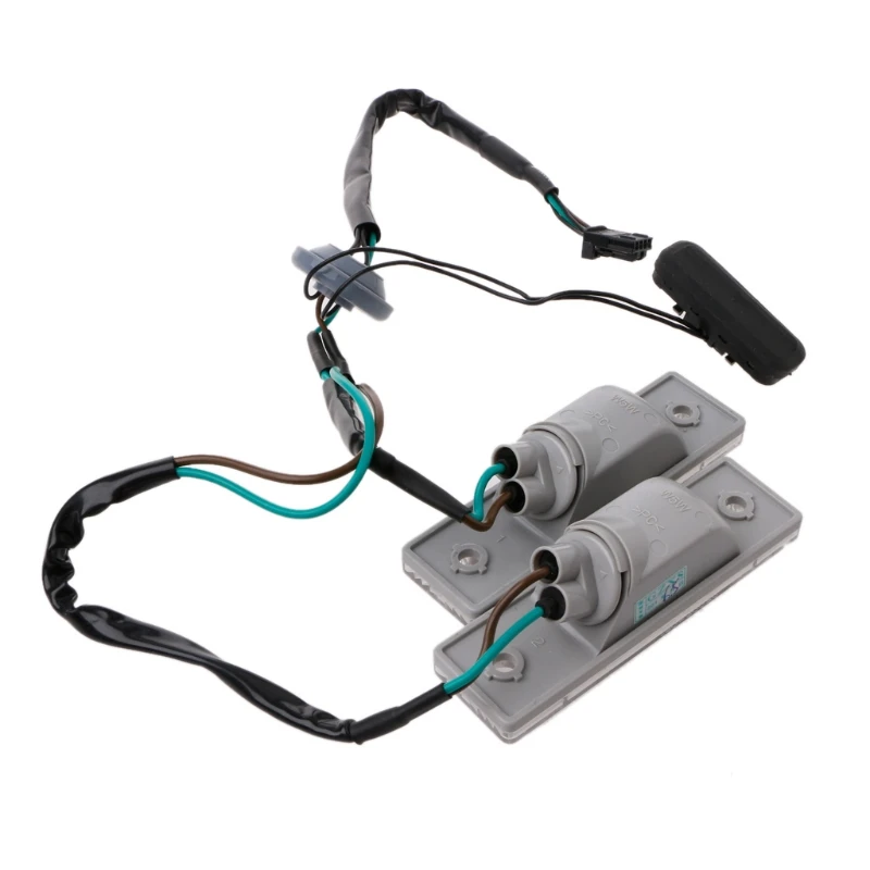 1 пара светильник для задней крышки номерного знака с кнопкой переключения на