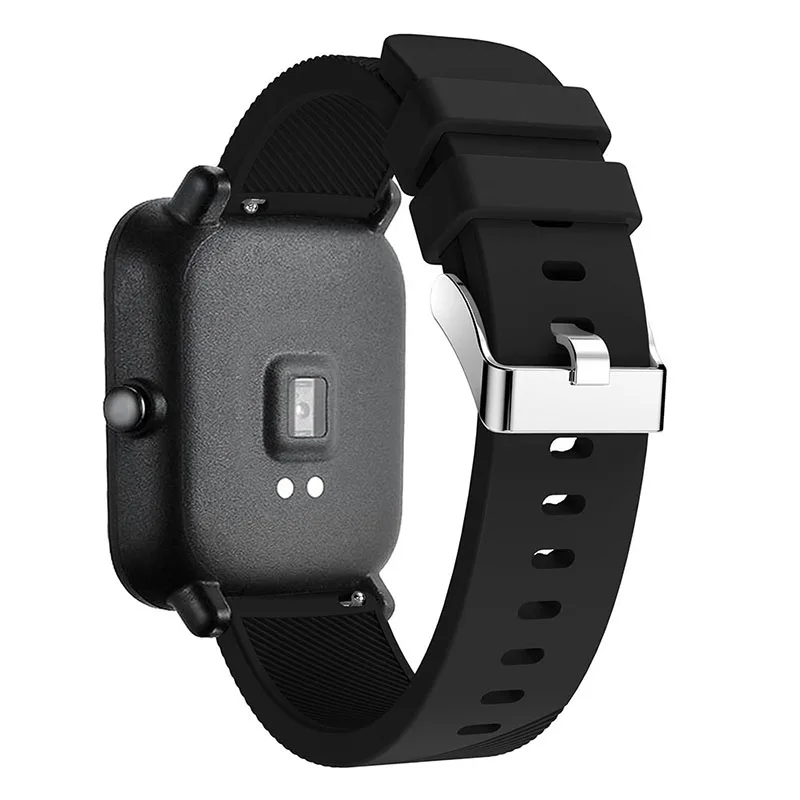 ZENHEO 20 мм спортивный силиконовый ремешок для Xiaomi Huami Amazfit Bip BIT PACE Lite Молодежные умные часы сменный ремешок умные часы