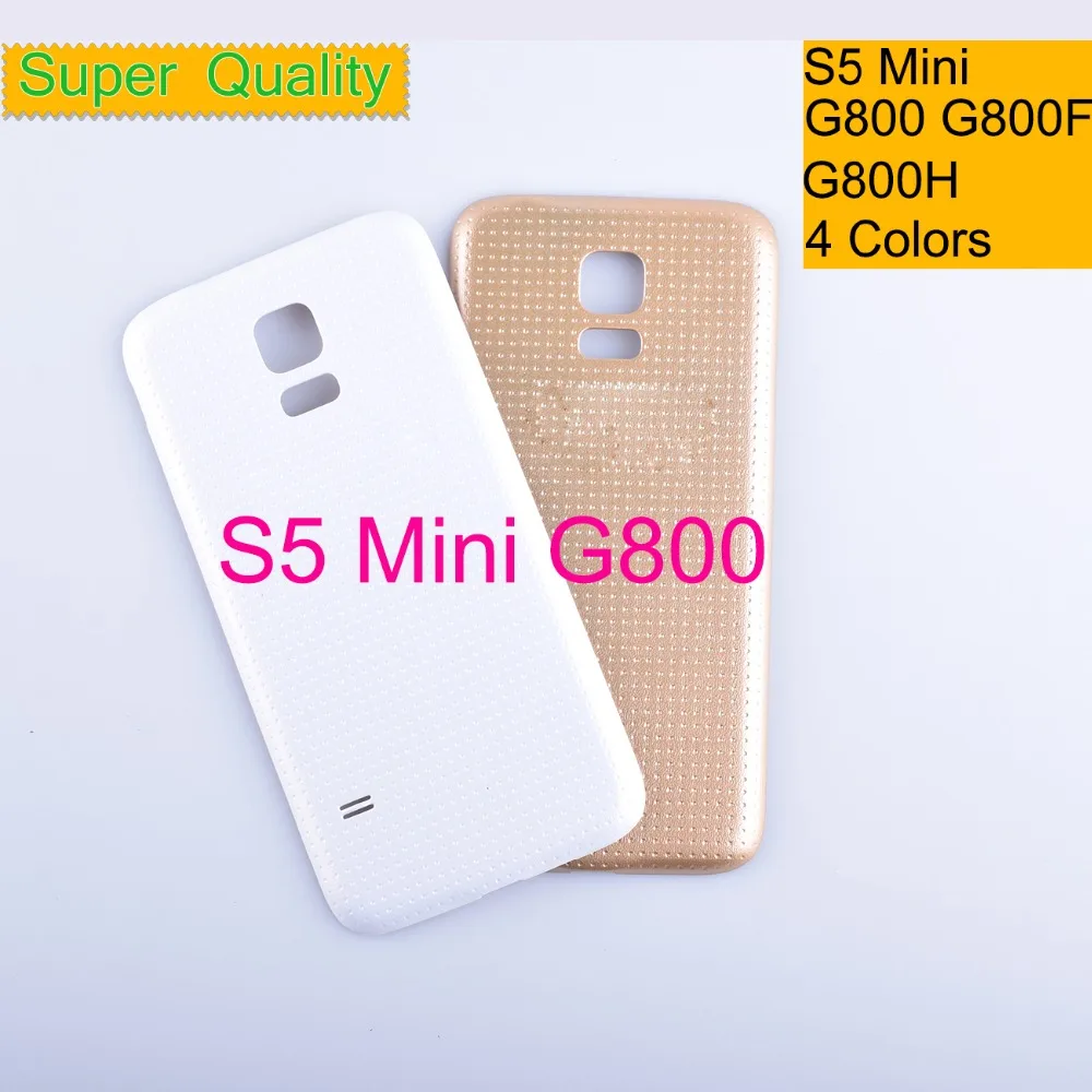 

For Samsung Galaxy S5 mini G800 G800F G800A Housing Battery Cover Back Cover Case Rear Door Chassis Shell Replacement
