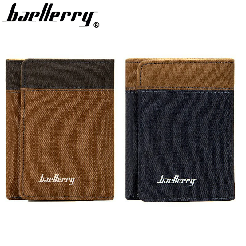 Мужской холщовый кошелек высокого качества простой стильный мужской клатч новый