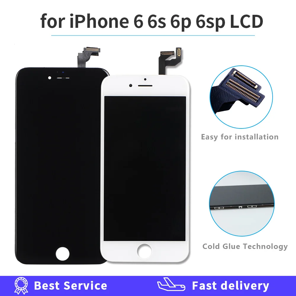 Заводская распродажа ЖК дисплей для Iphone 6 6s деталь экрана стеклянная сенсорная