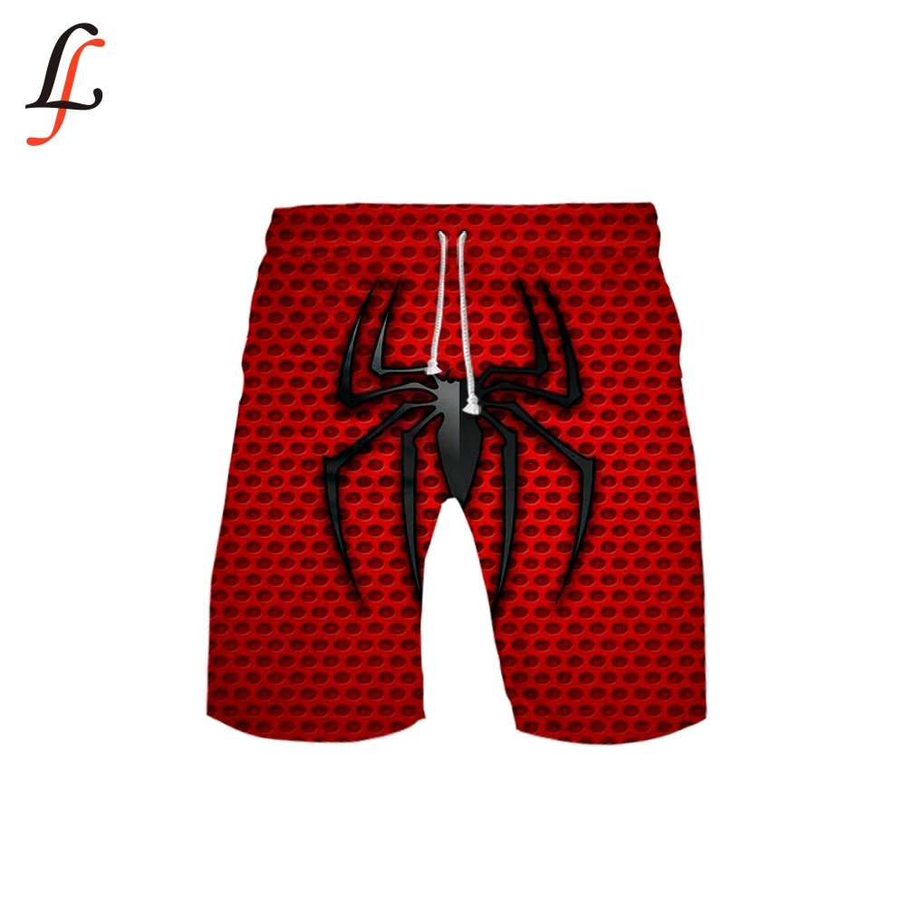 Spider 3D изображения пляжные шорты мужские плавки анти-ух шорты с принтом Шорты для плавания летние шорты с эластичной резинкой на талии