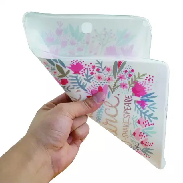 T550 чехол ультра тонкий мягкий Силиконовый ТПУ защитный для Samsung Galaxy Tab A 9 7 SM-T550