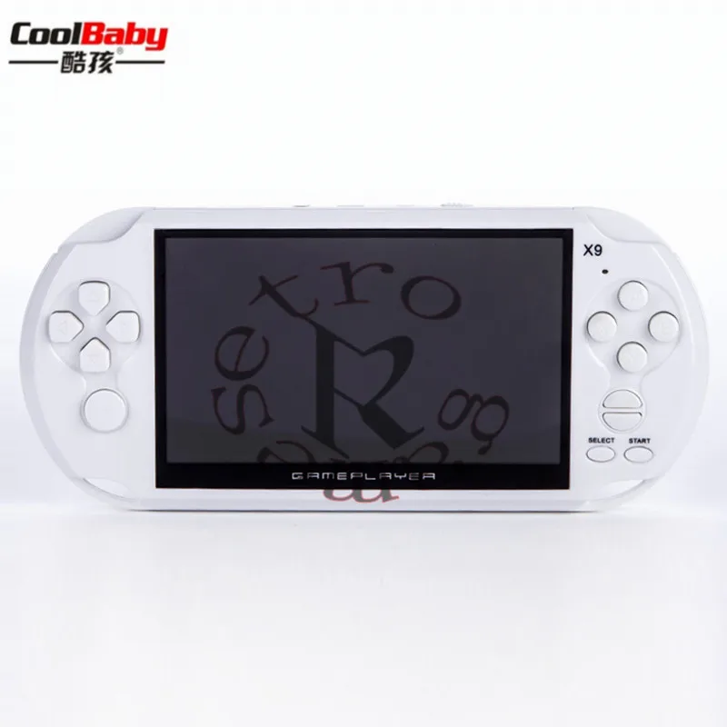 Новое поступление 5 0 большой Экран ручной x9 gameplayer ТВ Out с MP3/фильм Камера