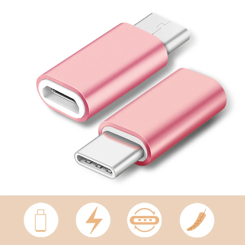 Адаптер типа C для Micro USB для samsung, кабель-конвертер для зарядки и передачи данных для iPhone X 8 7 6 xiaomi redmi 4x5 plus type-c