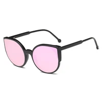 2018 womens cat eye sunglasses fashion coating mirror sexy shades sun glasses for female vintage eyewear womens glasses uv400