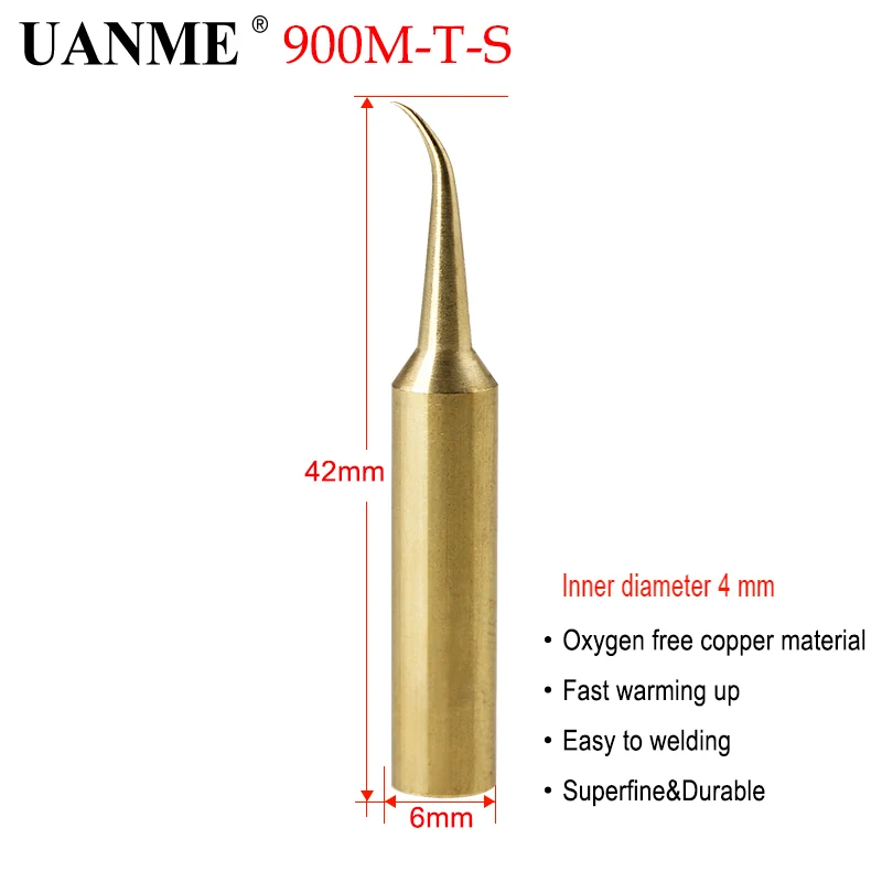 Паяльная головка UANME 900 м 900M-T-I 900M-T-S 900M-T-K бескислородная медная серия плоский