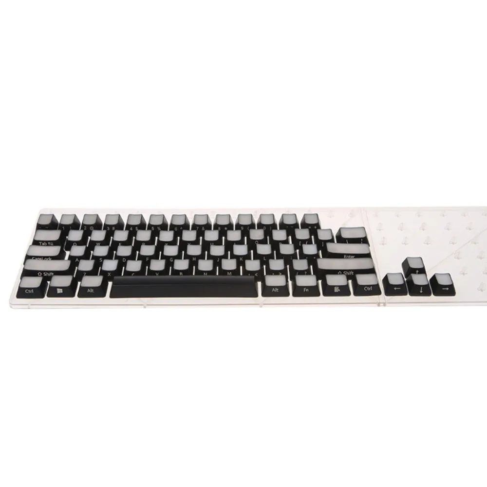 RGB передние/боковые напечатанные брелки с подсветкой ISO ANSI раскладка просвечивающие брелки с подсветкой для Corsair K65 K70 logitech G710 Cherry MX