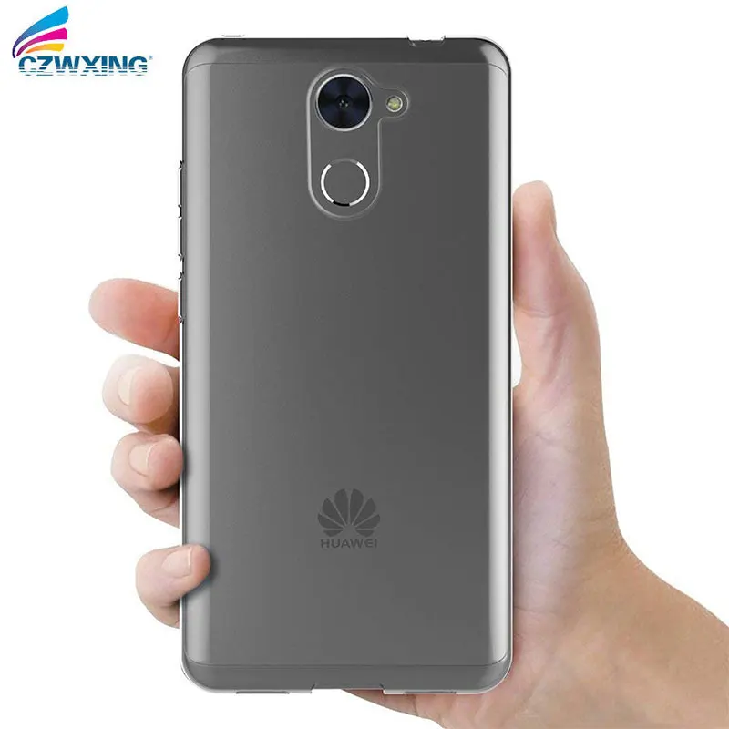 For Huawei Y7 Prime Case 5.5 Silicone Transparent TPU Phone 2017 Y7prime TRT-L21 TRT-L53 Back Cover | Мобильные телефоны и