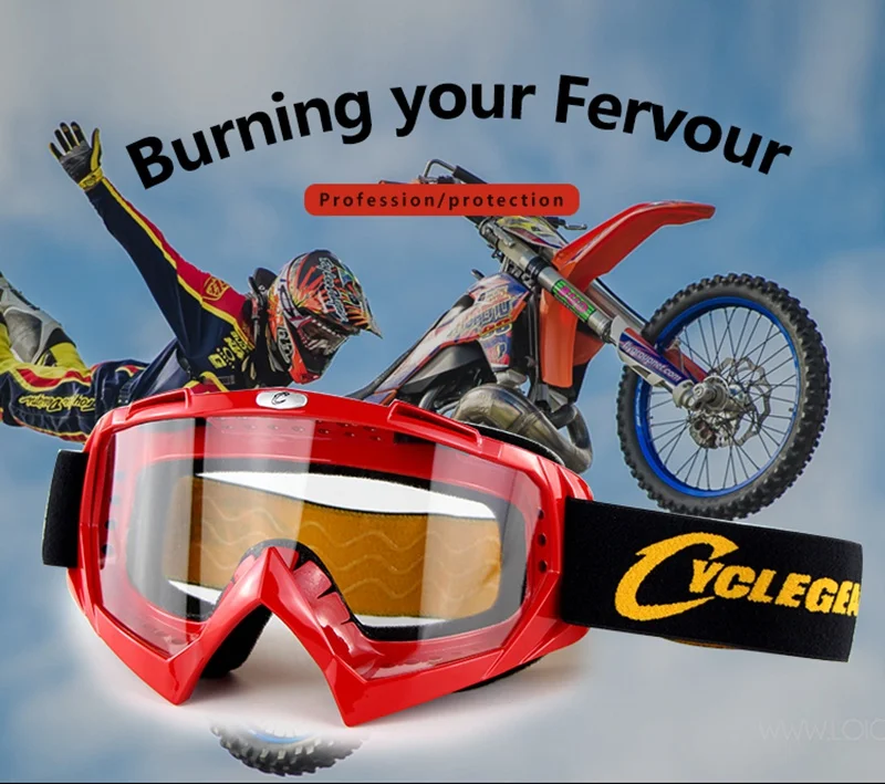 Cyclegear CG01 очки для мотокросса анти-ветер moto rcycle очки анти-УФ occhiali moto gafas cross