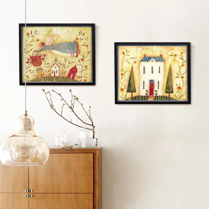 Северная Европа новый год Рождество плакат печать холст картина абстрактная