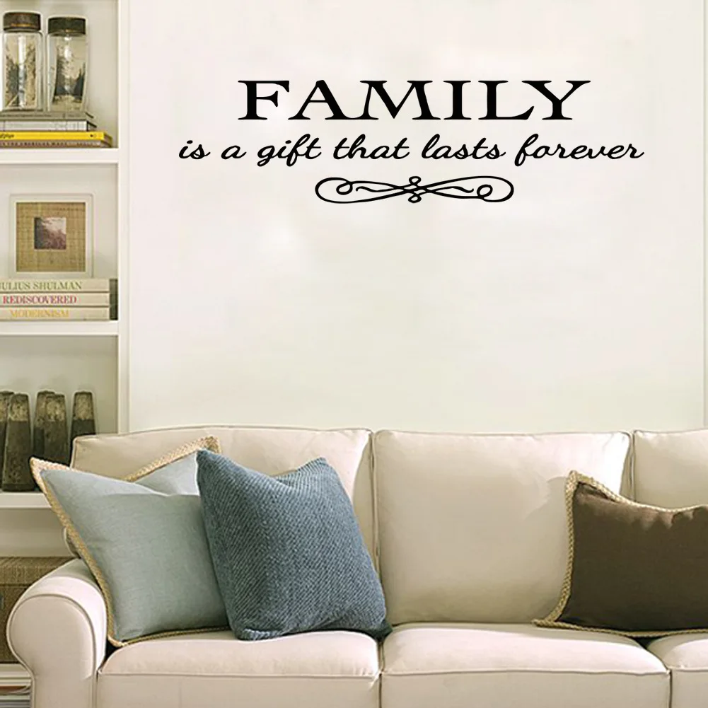 Виниловые настенные наклейки для дома любовь семьи лучший подарок украшения