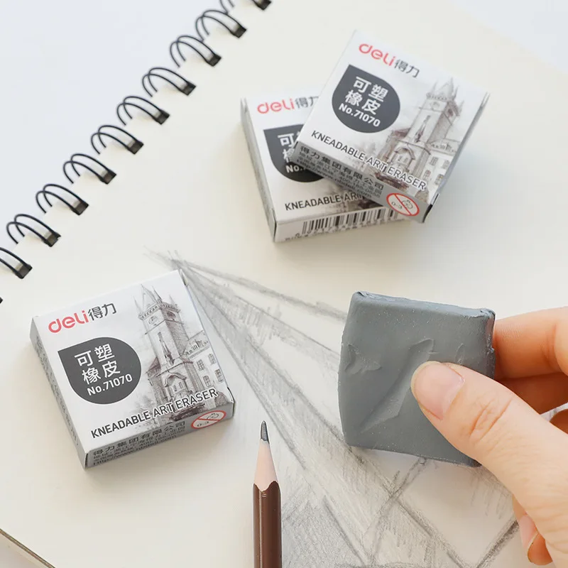 

1 Pcs Plasticity Rubber Soft Eraser Studnt Sketch Drawing Art Design Dedicated Plasticine Eraser Escolar Stationery