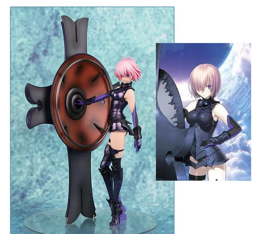 25 см Fate/Grand для Мэтью Kyrielite Shielder пюре Kyrielight фигурку аниме ПВХ Новая Коллекция