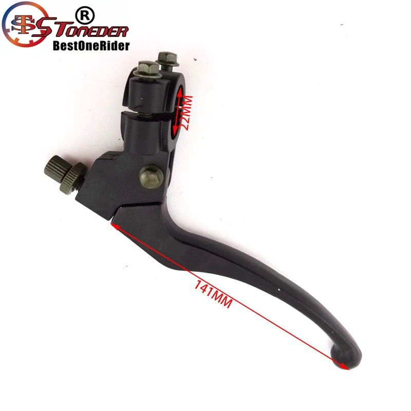 STONEDER сплав 22 мм MiniMoto левая ручка тормозной рычаг окунь для 47 49 97cc CR80 CR85 CR125 CR250 Dirt Bike