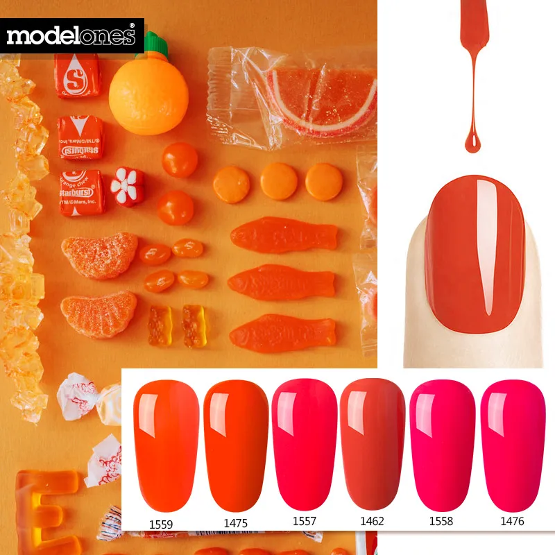 3 Modelones, 6 шт./лот, телесный цвет, серия, Гель-лак, УФ-лампа, отмачивается, УФ-гель для ногтей, сделай сам, французский дизайн, светодиодный лак для ногтей, набор для ногтей - Цвет: 3