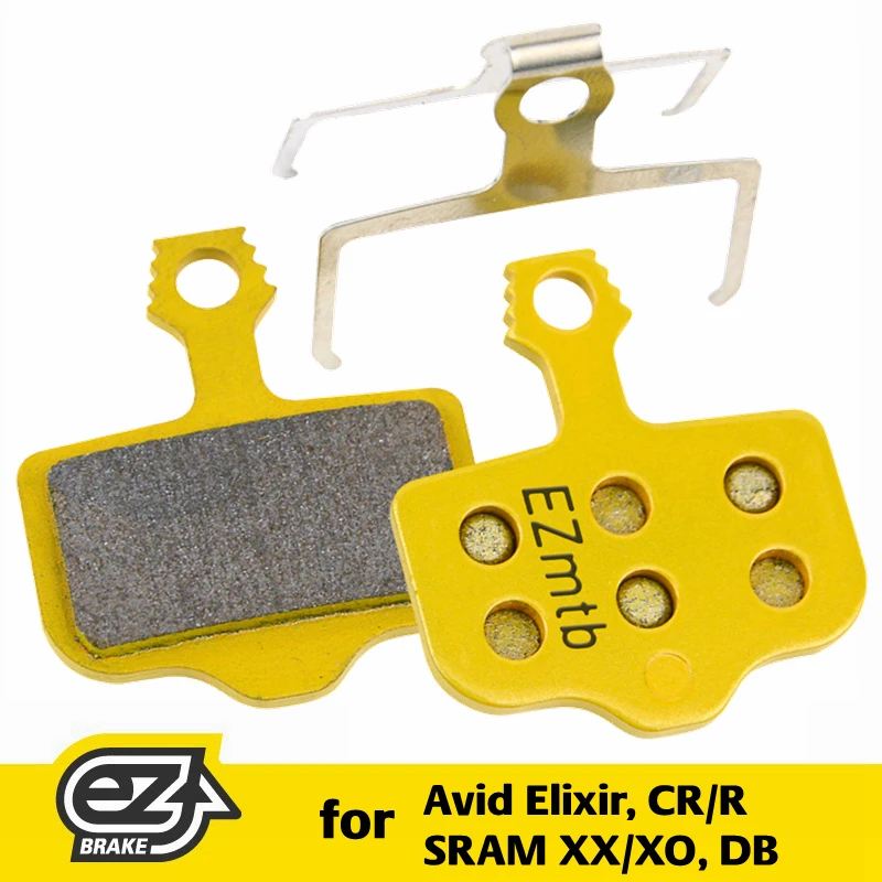 EZ EZMTB металлический тормоз тормозные колодки для Avid Elixir 1/3/5 хлорбутадиен каучук/R