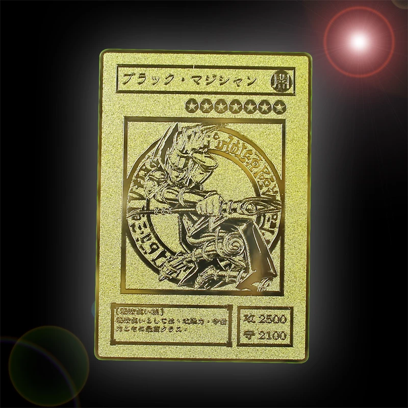YU GI OH Золотая карта металлическая карта местный японский Золотой глаз белый дракон VOL издание Коллекционная карта детская игрушка подарок - Цвет: HMD