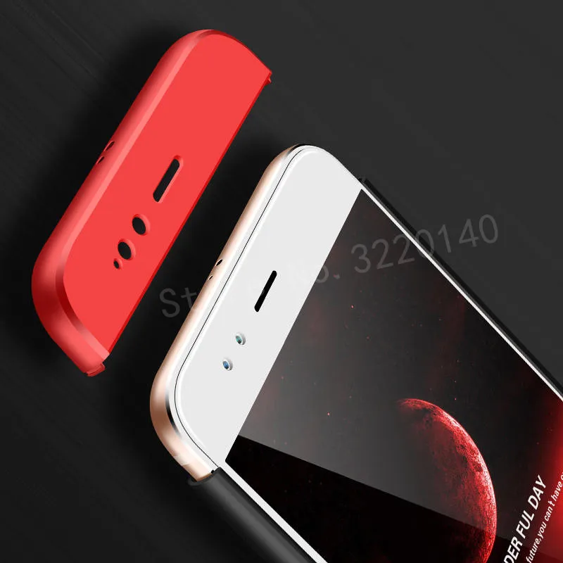Luxury 360 Full Body Protection Case For Xiaomi Mi 5X A1 Shell Hard Plastic Shockproof Back Cover 5s 5 6 Capa |