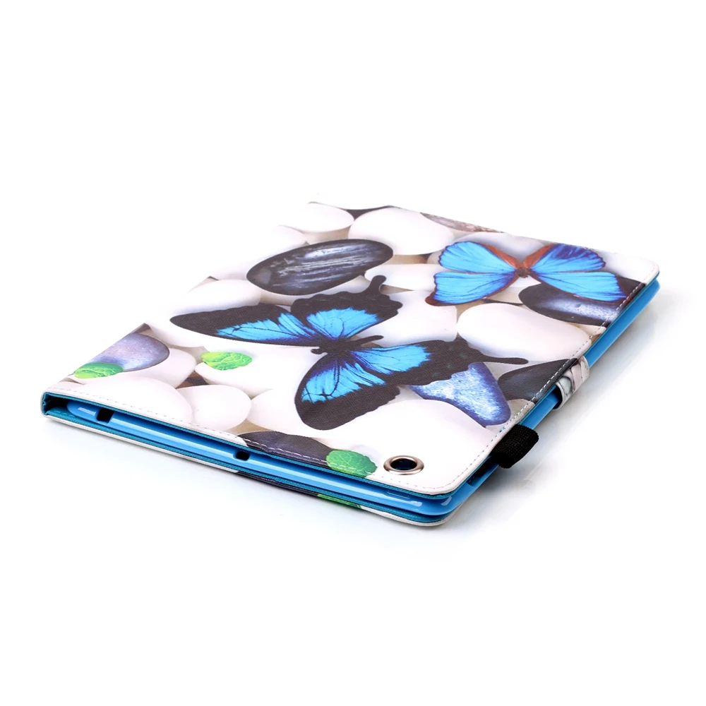Роскошный Новый чехол из искусственной кожи с бабочкой для Apple iPad 2/3/4 5 6 7 Чехол Folio