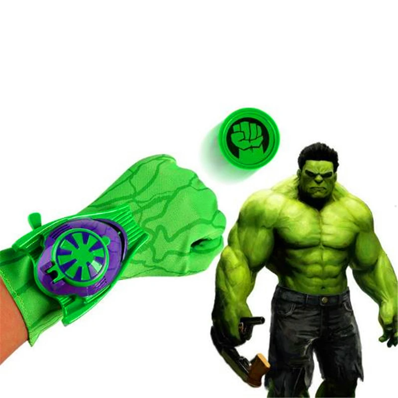 Перчатки Бэтмена зеленый Гигантский Человек паук Железный человек пусковая