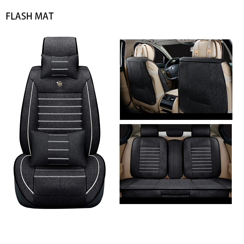 Льняные автомобильные чехлы для chevrolet lacetti captiva niva aveo sail optra аксессуары dodge challenger