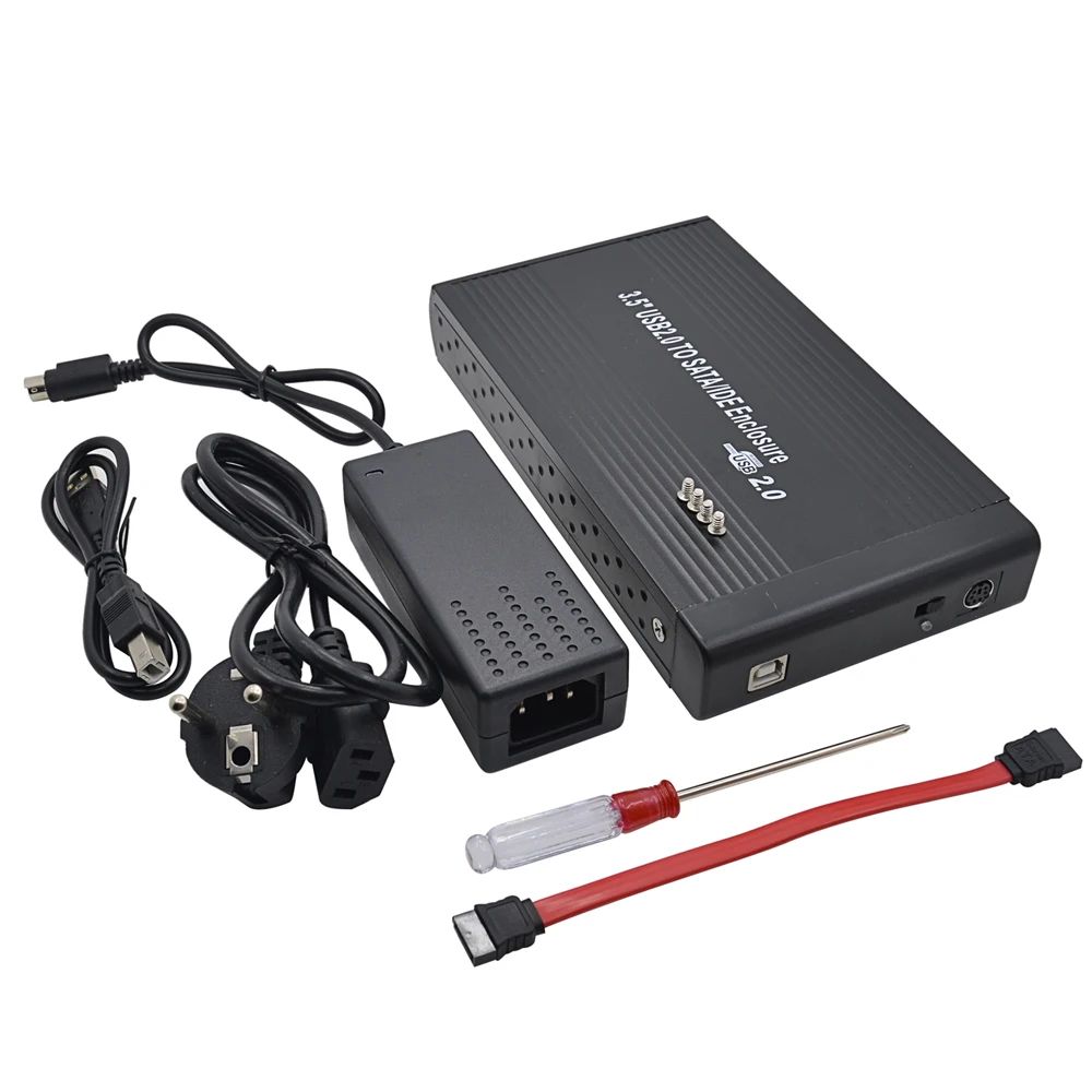 Внешний корпус TISHRIC для HDD 3 5 дюйма HD SSD DVD диск жесткий 2 ТБ Sata IDE к USB 0 адаптер