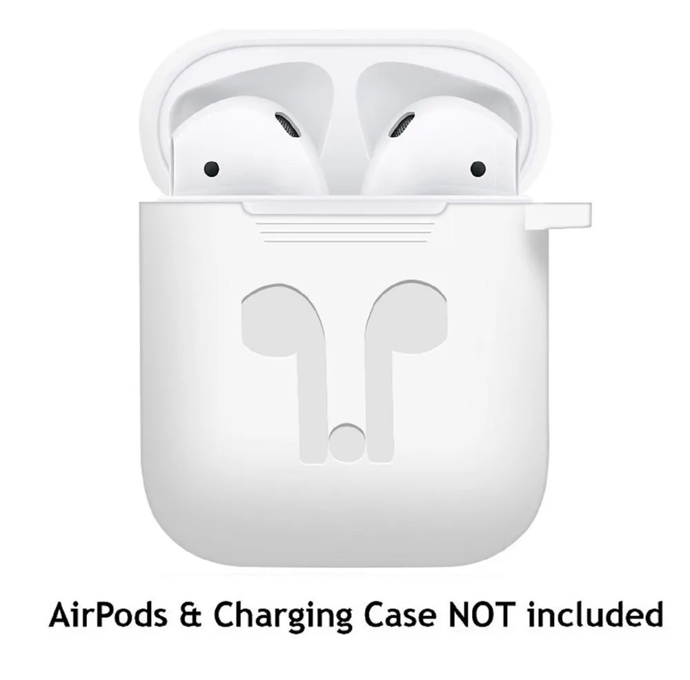 Удобный чехол для зарядки защита от потертостей AirPods силиконовый Защитный Apple Airpod