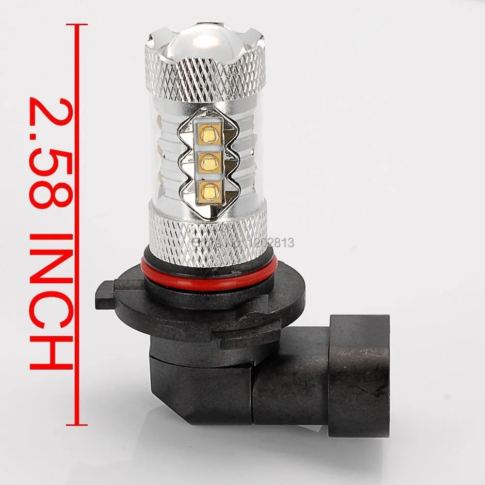 2 шт. 9006 HB4 осветители CREE 80W светодиод XBD объектив