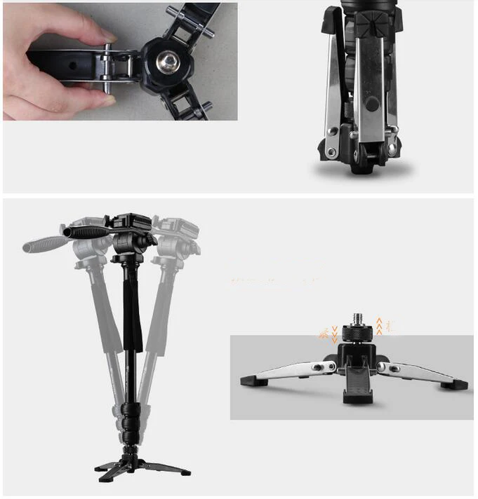 WEIFENG WF 3958M камера DSLR монопод штатив видео DV Держатель головки жидкости для