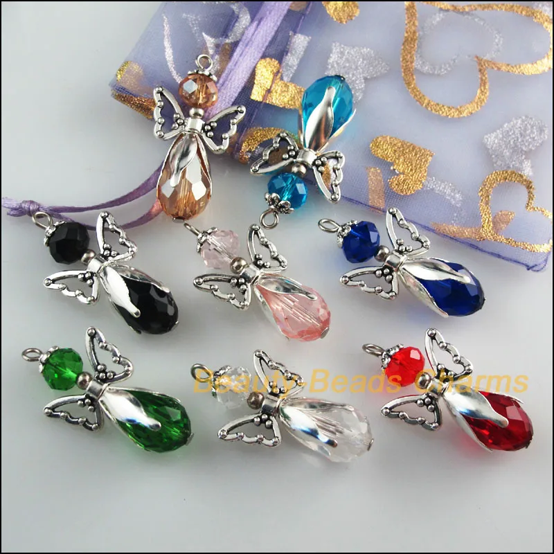 8 шт. подвески в виде крыльев Ангела | Украшения и аксессуары