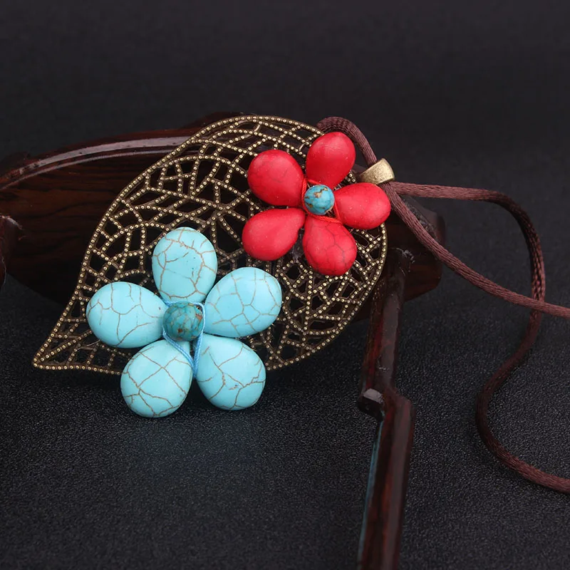 Китайские украшения этническое винтажное ожерелье тайские из натурального