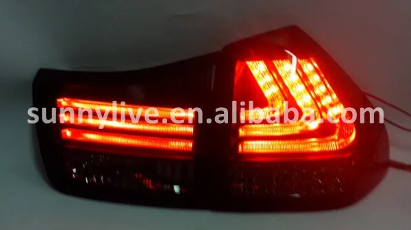 Для Lexus RX300 RX330 RX350 herrier Kluger светодиодные задние лампы 2004-09 год красной подошвой дым