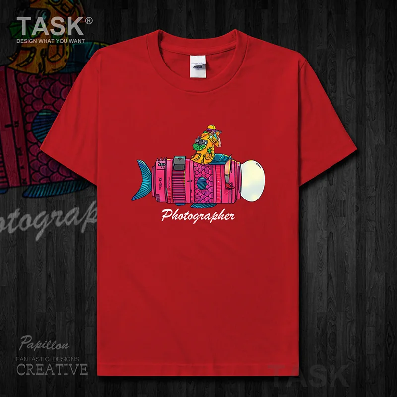 Футболка мужская хлопковая с забавным принтом коротким рукавом|Мужские