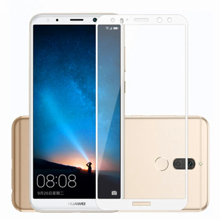 2 шт 9 H закаленное стекло на huawei mate 10 lite протектор экрана Защитное для Nova 2i