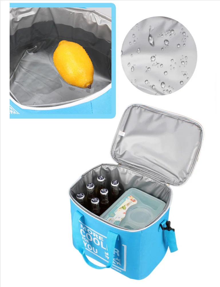 15L/20L/26L сумка для обеда, водонепроницаемая сумка для пикника на открытом воздухе, сумка-холодильник, теплоизоляционная коробка для обеда, Термосумка-холодильник для еды 4L/6L/8.5L