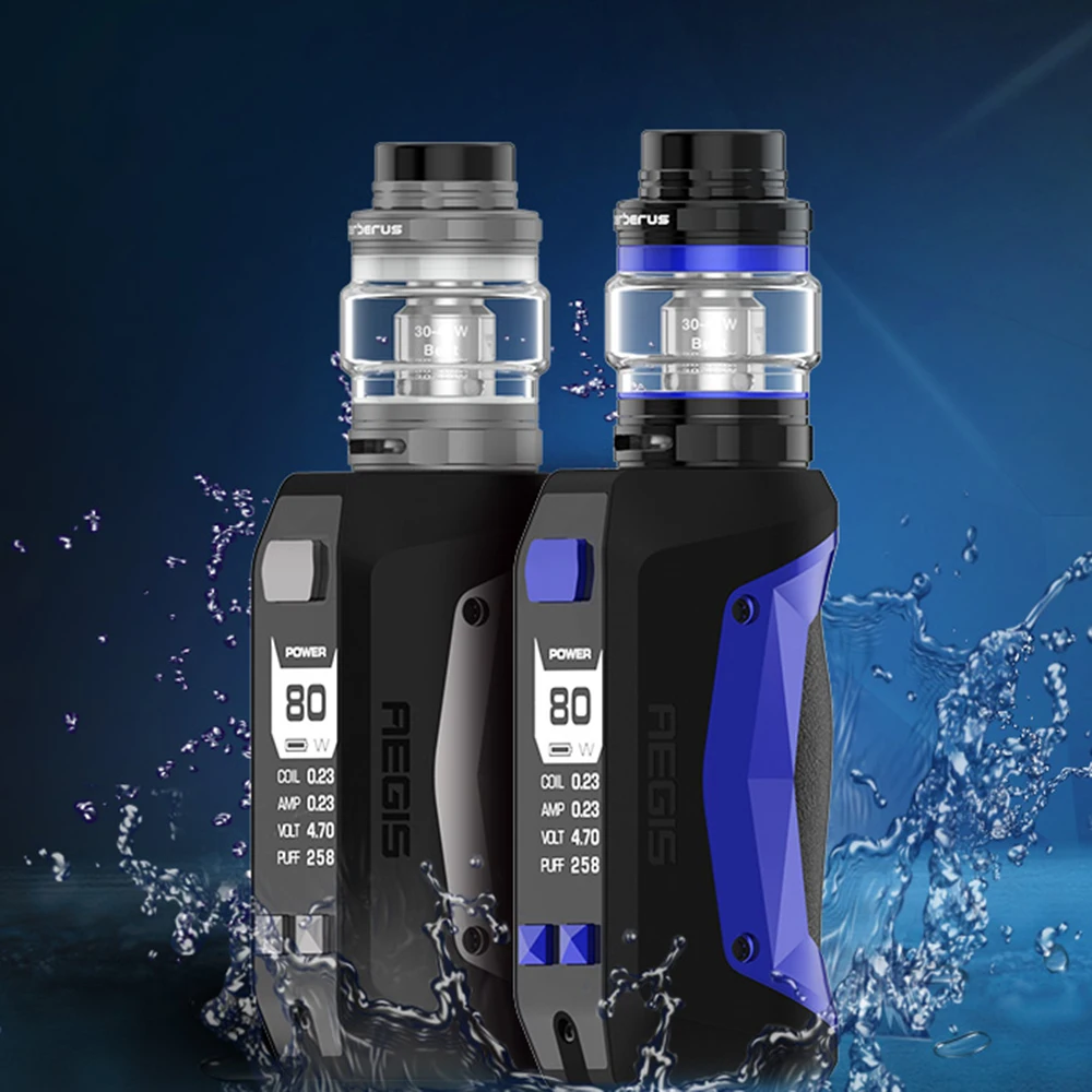 Clearance Geekvape Aegis Mini 80W Kit with 2200mAh Battery &amp 5.5ml Cerberus Tank IP67 Waterproof/dustproof/shockproof Design |