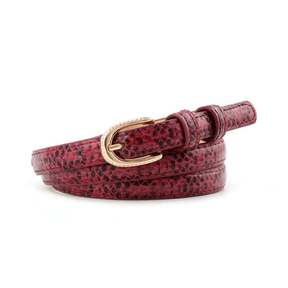 red gold buckle Модный женский пояс с металлической пряжкой золотого и серебряного цвета, высокое качество, пояс из искусственной кожи,, дизайнерские женские ремни - Цвет: red gold buckle