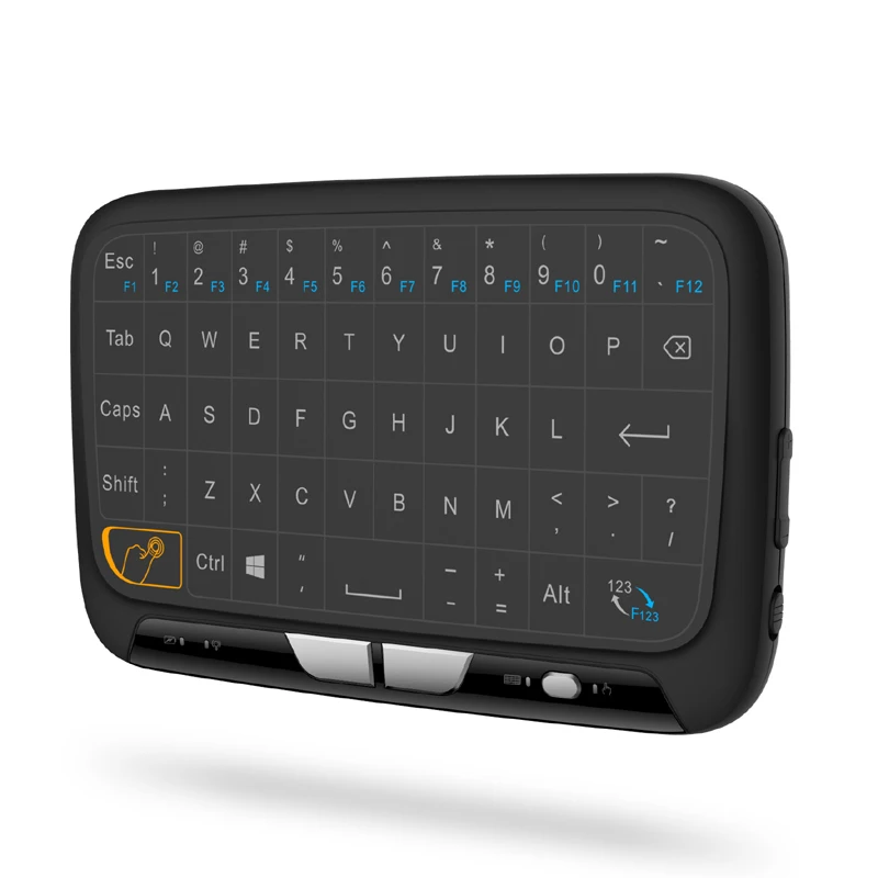 Универсальный пульт дистанционного управления 2,4G Air mouse с большой сенсорной панелью H18 мини-клавиатура для Smart tv Box Tablet PC samsung LG tv