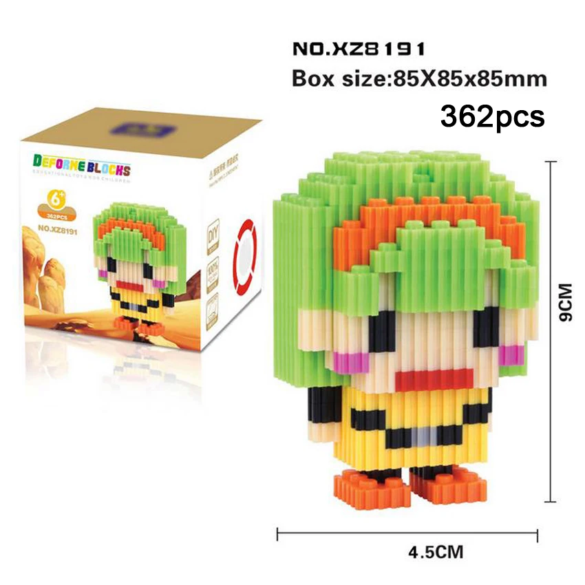 DOLLRYGA игрушка малыш классический мультяшный персонаж микро строительные блоки Knut